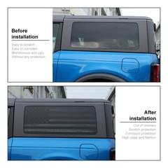 Car Rear Side Window Decor Sticker Decal Vinyls for Ford Bronco 2021-2025 4-Door