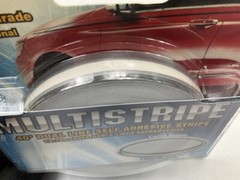 Prostripe R32806 40′ X 7/16″ Silver Metallic Multistriping Pinstripe Tape