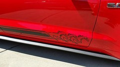 3 Horse Running Fit all Year Mustang Rocker stripes Stripe Graphics Set Decals