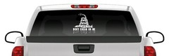 Don’t Tread Decal Gadsden Flag Rattlesnake 2A Rights 2nd Amendment Vinyl