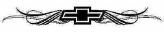 Chevy Tribal Chevrolet Bowtie die cut vinyl decal sticker racing car window