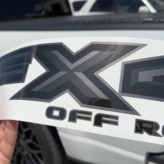 GOLD HOOK FX4 Off Road Decals Compatible with Ford 16.5″ x 4.3″, Metallic