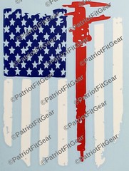 Machinist,Millwright,Flag,RED WHITE AND BLUE,Calipers,Starrett,Vinyl Decals