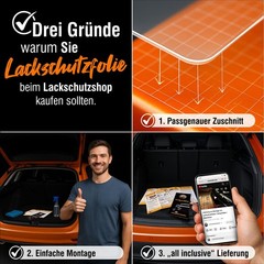 Lackschutzfolie für TESLA Ladekantenschutz ✔ Autozubehör ✔ 100% paßgenaue Folie