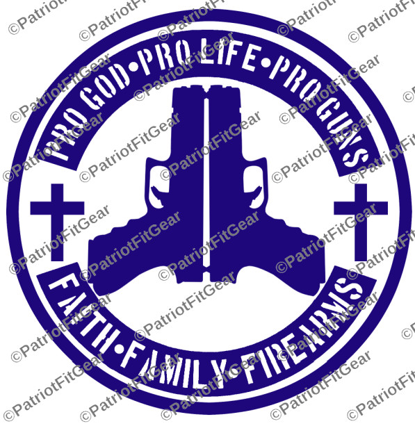Pro God Pro Life Pro Guns,Gun Rights,Molon Labe,We The People,Custom Vinyl Decal