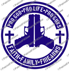 Pro God Pro Life Pro Guns,Gun Rights,Molon Labe,We The People,Custom Vinyl Decal