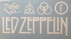Led Zeppelin Vinyl Decal Car Window Laptop Guitar Speaker Sticker Stickers Rock