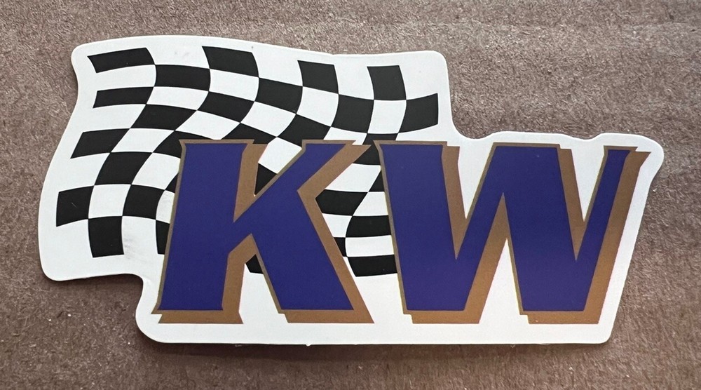 KW racing suspensions sticker *Matte*Finish. Size: 3”X 1.5”inch Self Adhesive