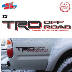 2 TRD Off Road Decals for Toyota Tacoma Tundra Pair Stickers Truck Bedside Vinyl
