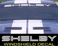 SHELBY Ford Mustang GT Windshield Vinyl Decal Sticker WHITE (PACK of 30)