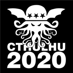Cthulhu 2020 for President – Lovecraft 2 Color Sticker Decal (1 color available)