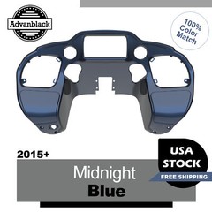 Midnight Blue Inner Fairing Glove Box Doors For 15+ Harley Road Glide FLTRX