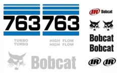 (ORIGINAL LOOK) BOBCAT 763 NEW FULL DECAL STICKER SET KIT B