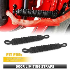 2/4X Duty Straps Door Heavy Limiting for 1976-2021 Jeep Wrangler JL TJ JK LJ YJ