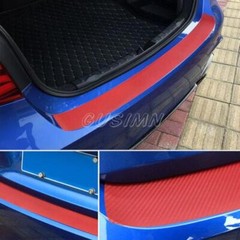 Rubber Car Rear Bumper Protector Trim Strip Trunk Sill Guard Scratch Pad Cover