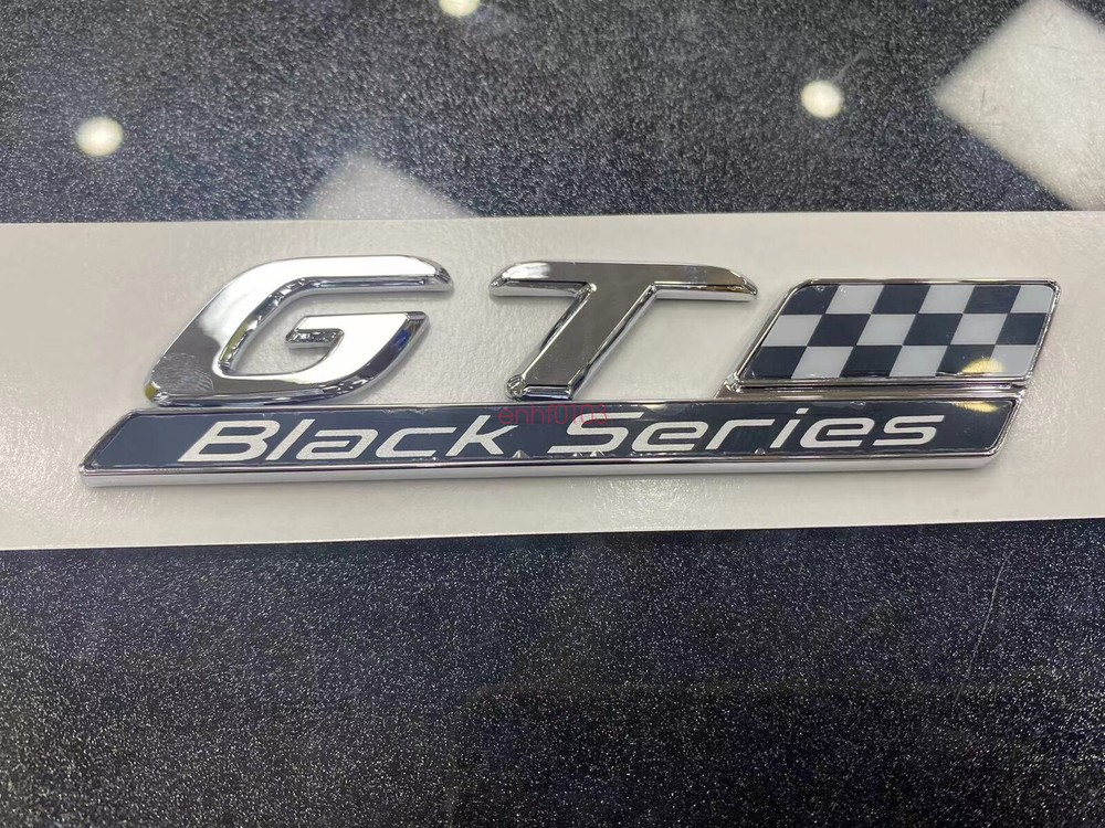 Chrome GT Number Trunk Letters Badge Emblems Sticker For Mercedes Benz
