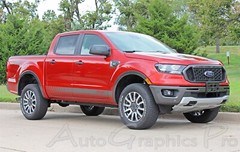 2019-2023 Ford Ranger Stripes Side Door NOMAD ROCKERS Body Decal Vinyl Graphics
