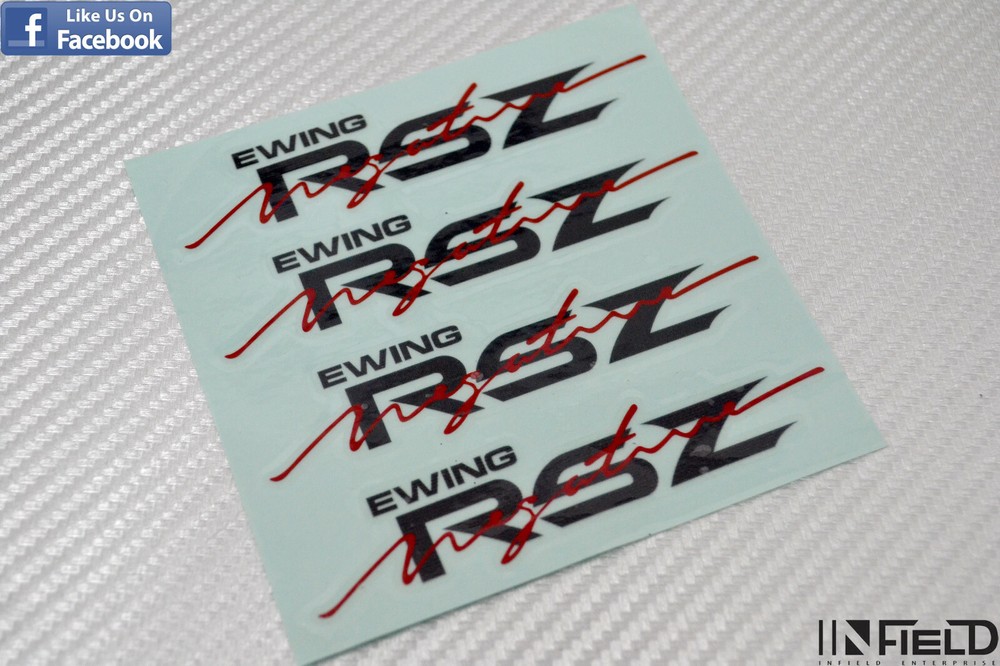 JAPAN MATERIAL WORK EWING RSZ NEGATIVE HIGH QUALITY REPLACEMENT STICKER #R051