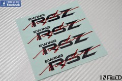 JAPAN MATERIAL WORK EWING RSZ NEGATIVE HIGH QUALITY REPLACEMENT STICKER #R051