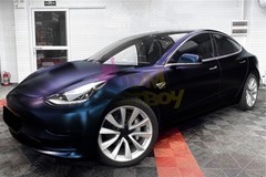 Galaxy Dust Matte Midnight Blue Metallic Car Sticker Decal Vinyl Wrap Sheet Film
