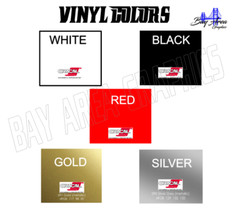 Custom Vinyl Window Decal Your -Text-Logo-Info Outdoor Vinyl 36″w oracal651