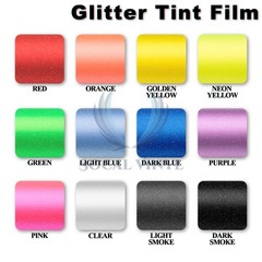 Matte Glitter Red Tint Headlights Taillight Lights Lamp Fog Auto Film Protective