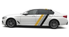 Tricolor Racing Stripe Graphics Sticker For BMW Audi VW Honda Toyota Side Decal