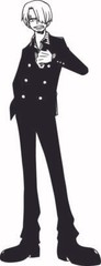 Sanji One Piece decal sticker for car/truck laptop window custom