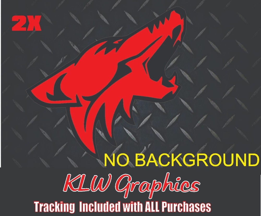COYOTE Vinyl Decal Sticker Fits Ford Mustang 5.0 Red Black