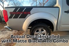 05-20 Nissan Frontier Bed Graphics – Side Decals – Multiple Colors Available!