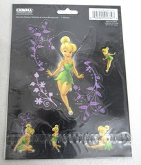 Disney Tinkerbell Decal Kitz Chroma Graphics 6 Decals Car, Mirror, Glass New