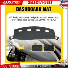 Dashboard Cover Pad Mat for 02-08 Dodge Ram 1500 2500 3500 Truck Sunshield 1-5X