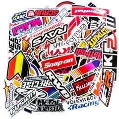 100Pcs Mixed Stickers Motocross Motorcycle Car ATV Racing Bike Helmet Decals Lot