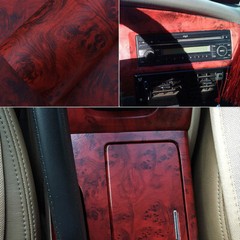 DIY Matte Glossy Wood Grain Textured Vinyl Wrap Sticker Car Home Interior Decor