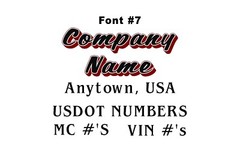Custom Business Vehicle Lettering for SUV / Car / Truck / SEMI Vinyl Decals
