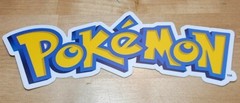 1 Pokemon Dishwasher & Microwave Safe 6.5 x 2.53 Inch JUMBO Die Cut Sticker