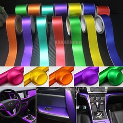 DIY Tape Decoration Car Matte Chrome Satin Metallic Vinyl Wrap Home Sticker – CF