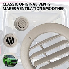 4Pcs 2Pair Fits Ford Roof Air Vent Louvre 15-25 Transit YC3Z-19893-AA 4-12X