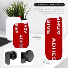 Universal Fit 9-Pcs Sticky Adhesive for Stronger Car Mounts & Accessories