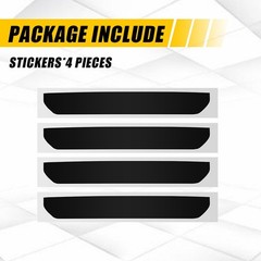 4PCS Precut Side Marker Light Blackouts Vinyl Overlay For 2023-2025 GMC Canyon