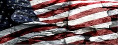 American Flag Rocks Adhesive Vinyl Wrap Matte Finish NON Laminated 12″x36″