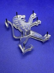 Logo Badge Emblem Monogram PEUGEOT LION 406 1995/2004 Original 1852387030