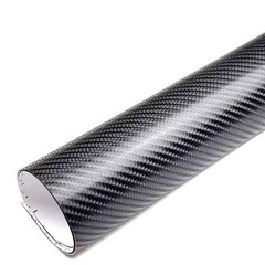 Fashion Black Carbon Fiber Decal Film, Air Channel Release, Vehicle Wrap Sticker