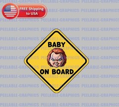 Baby on Board Funny Humor Vinyl Decal Sticker
