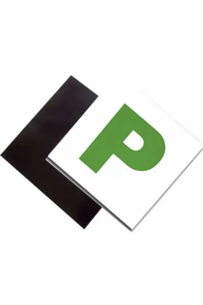 2 X P Green Fully Magnetic Learner Driver P Plates Just Passed Pass New Driver