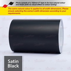 SATIN BLACK 1″ 25mm Roll PIN STRIPE Car Striping Line TAPE Decal Vinyl Sticker