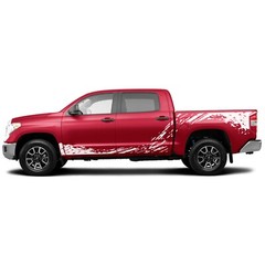 Side lower & bed splashes graphics stickers decal compatible with Toyota Tundra