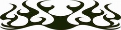 FLAME #2 DECAL VINYL GRAPHIC CAR TRUCK BLAZE SUV VAN SEMI CROSS OVER BLAZE