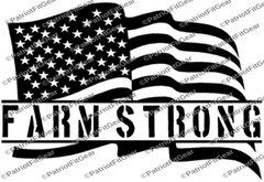 Farm Strong Flag,Heart Of Our Nation,Farming,Agribusiness,Dairy Farm,Vinyl Decal