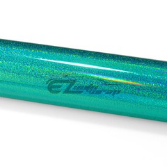 Holographic Glitter Teal Rainbow Chrome Car Vinyl Wrap Sticker Decal Sheet